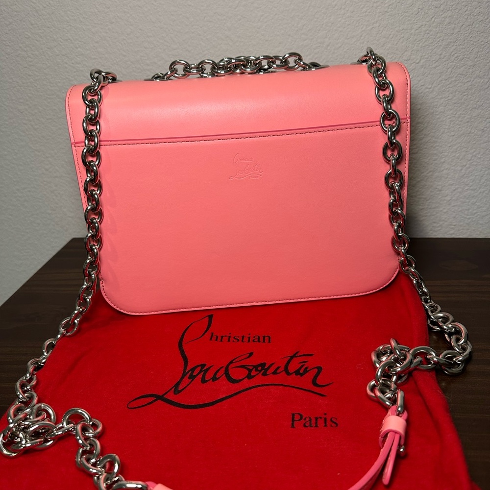Christian Louboutin Pink Bow Purse - Picture 2 of 9
